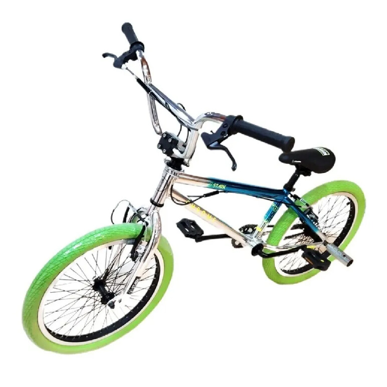 Bicicleta discount bmx cromada